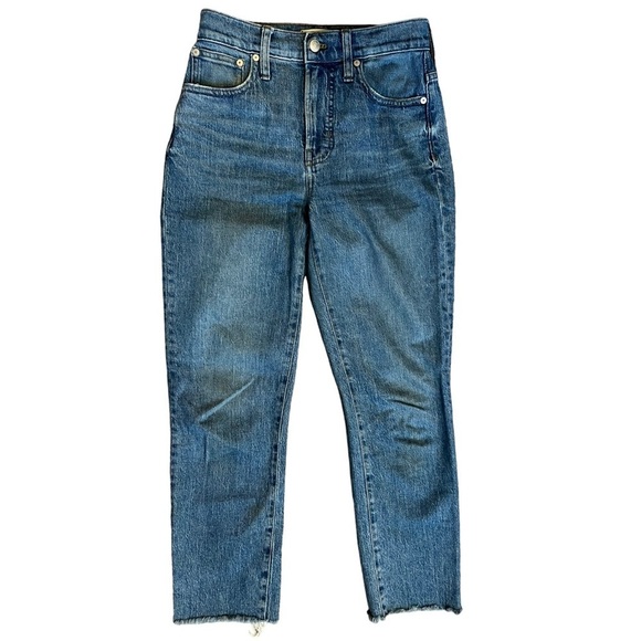 MADEWELL The Perfect Vintage Jean in Enmore Wash: Raw-Hem Edition Size 24 - Picture 5 of 9